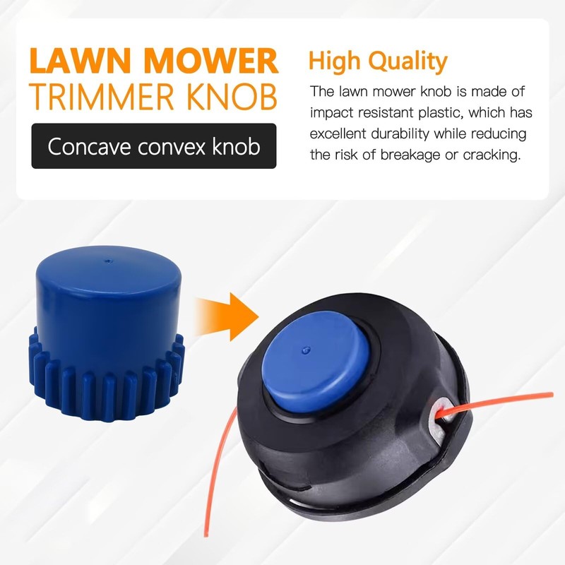 Zafina-UP String Trimmer Replacement Bump Knob for Kobalt 40V Trimmer,