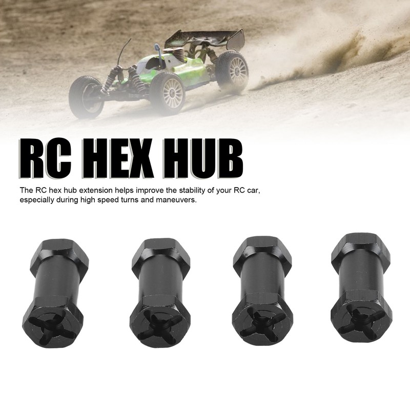4 Pcs RC Hex Hub 12mm Diameter 25mm Length Enhance