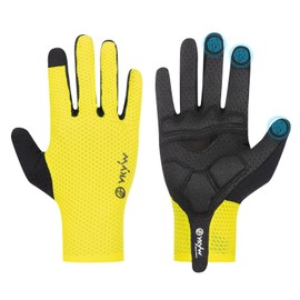 YKYWBIKE Cycling Gloves-Touch Screen Biker Gloves,Full Finger Mountain Bike Gloves,Lightweight Padded Biking Gloves,Breathable Sport Gloves,Shock-Absorbing MTB Bicycle Gloves for Men Women