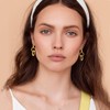 COORWEEL 14K Gold Circles Dangle Drop Earrings for Women Trendy
