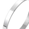 COOLSTEELANDBEYOND 20CM Classic Stainless Steel Bangle Bracelet for Men Women