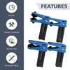 leechio 4 PCS Brake Line Clamp, Brake Line Plug, Leak-Proof