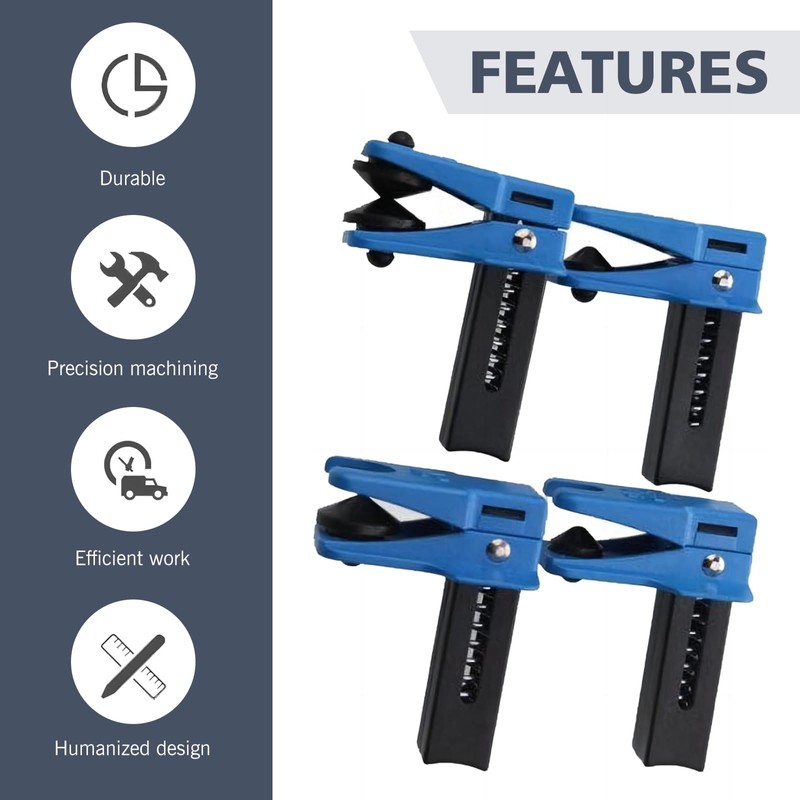 leechio 4 PCS Brake Line Clamp, Brake Line Plug, Leak-Proof