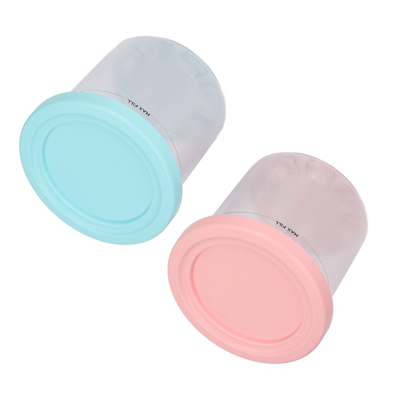Ice Cream Pints Transparent Reusable Pints Homemade Ice Cream Container