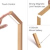 HBGFHG Wooden Desk Light ，Dimmable Desk Lamp for Home Office