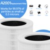 A2001 HEPA Air Purifier Replacement Filter, 3-in-1 H13 True HEPA