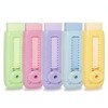 Joylio Retractable Erasers Set of 5 Pack Pastel Colours, Clean