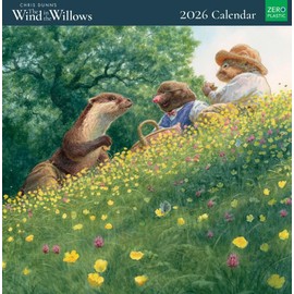 Museums & Galleries Wind in the Willows Calendar 2026 - Month to View Wall Calendar UK - 2026 Wall Planner and Personal Organiser for Home and Family