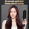 LED Hair Straightening Brush Negative Ion Adjustable Temperature Automatic Straight