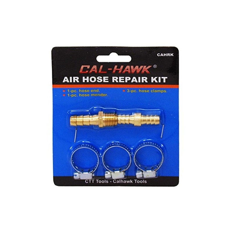 5pc 3/8" Air Hose Repair Kit Solid Brass