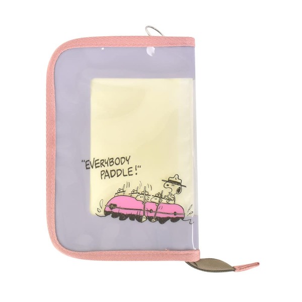 Snoopy 0236 Women's Pouch, Travel Pouch, Passport Case, Mother/Child Notebook