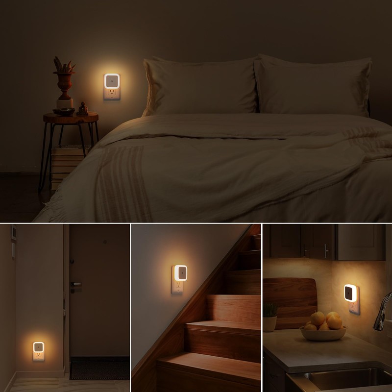 Sujeet Night Light, Night Lights Plug into Wall 8-Pack, Nightlight
