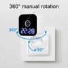 Plug in Smart Security Camera with Clock 1080p Image Night