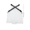 FOMIYES Clear Apron With Pockets Transparent Hair Salon Apron For
