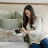 5Piece Round Small Woven Baskets Set, Cotton Rope Baskets for