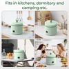 Compact Mini Rice Cooker Small Kitchen 3-Cup (Uncooked) / 6-Cup