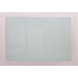 Smith & Oliver Oliver Smith-Glass Dry Memo, Whiteboard/White Board, Infinity, Frameless, 3' x 4', Includes Pens, Household Magnets, and Erasers (47"x35"), 2 x 1.5