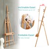 VISWIN Inclinable A-Frame Easel for Painting & Display, Adjustable 65"-89"