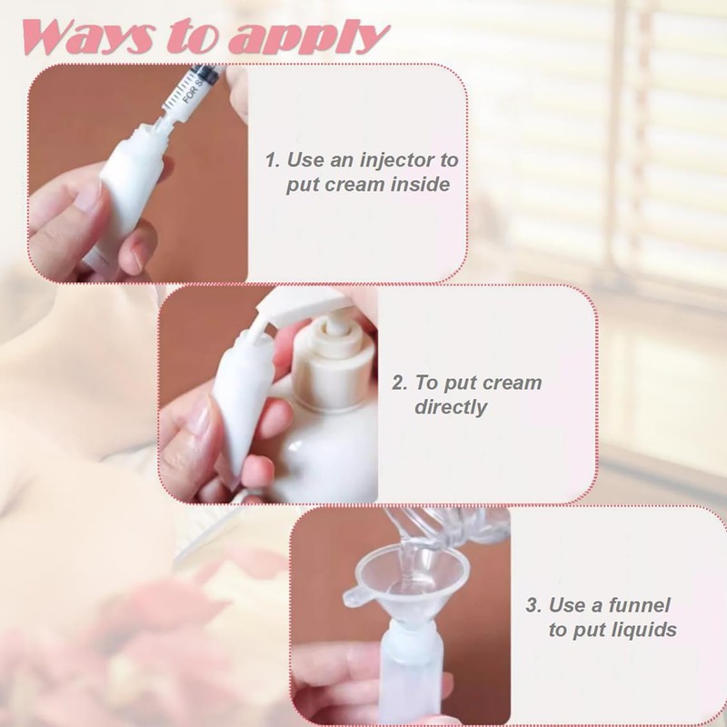 40Packs 15ML Empty Lip Gloss Tubes Clear Squeeze Lip Containers