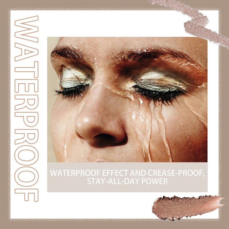 Pearlescent Eyeshadow Stick Double-Headed Monochrome Eye Shadow Pen Waterproof Eyeshadow