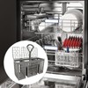 Utensil Holder for Dishwasher - Dishwasher Silverware Basket Replacement -