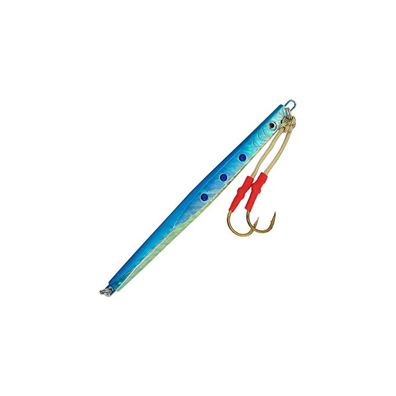 Speed Knife Jigs 10oz,300g 3 Pcs Blue for Fast Vertical