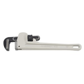 GOODRIG Aluminum Pipe Wrench Tooth Jaw Plumbing (10.2 inches (260 mm), Maximum Mouth Opening: 1.0 inches (25 mm)