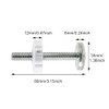 Pressure Mount Baby Gate Threaded Pivot Rod, 4-Pieces Pivot Screw