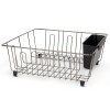 Mainstays Small Dish Drainer Rack - Chrome/Black