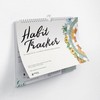 metaFox Habit Tracker Calendar | Undated 12-Month Habit Tracker Journal