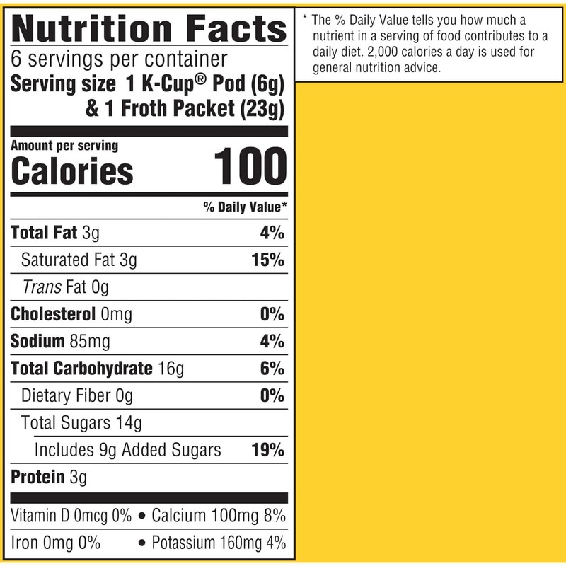 Gevalia Frothy 2-Step Caramel Macchiato Espresso Style K-Cup Coffee Pods