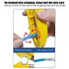 Network Wire Stripper - Wire Stripping and Cutting Tool,Ergonomic Grip