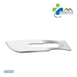 Ambiderm Hoja Para Bisturí Acero Al Carbón Ambiderm Caja 100 Hojas