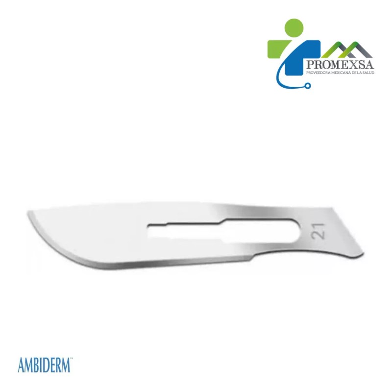 Ambiderm Hoja Para Bisturí Acero Al Carbón Ambiderm Caja 100