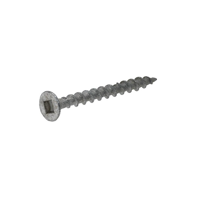 Hillman 71033 Galvanized Square Drive Deck Screw, 8 X 3-Inch,