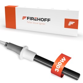 Ceramic Spark Plug for Pellet Stoves Specifically for MCZ - 300W 76/96mm Diameter 11.5mm with Ring and Mate N Lok Plug - 1 Year Warranty