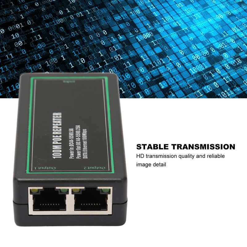 POE Extender Standard Gigabit Monitoring Signal Repeater Splitter for IP