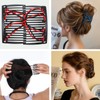 Wanmu 5 Pcs Stretchy Magic Hair Comb, Elastic Double Comb