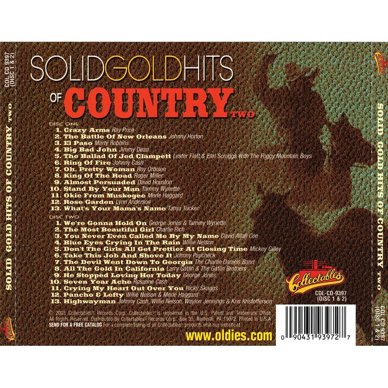 Solid Gold Hits Of Country, Vol. 2