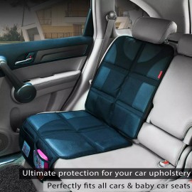Autobase Waterproof Car Seat Protector for Child Car Seat | Largest and Most Durable