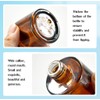 Yaphetss 2Pcs 50ml 1.7oz Diffuser Bottles Empty Glass Diffuser Jar