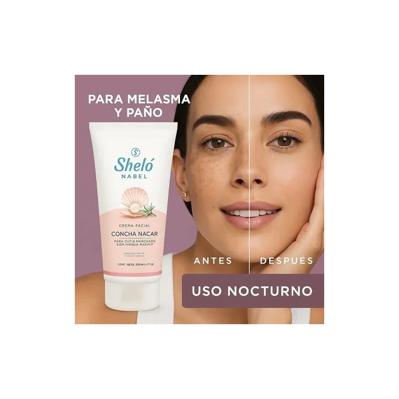 Crema Con Colágeno Y Crema De Concha Nacar Shelo Nabel