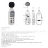 HY‑1361 Digital Sound Level Meter Handheld LCD Screen USB Decibel