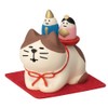 Decole ZMM-90008L Hinamari Cat Hinamatsuri Approx. 1.1 x 1.5 x