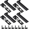 Lothee 4 Pcs Solid Brass Surface Bolt Door Slide Bolt