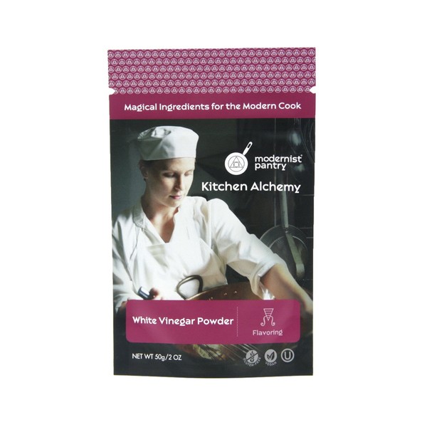 Distilled White Vinegar Powder ❤ Gluten-Free ☮ Vegan ✡ OU Kosher Certified - 50g/2oz