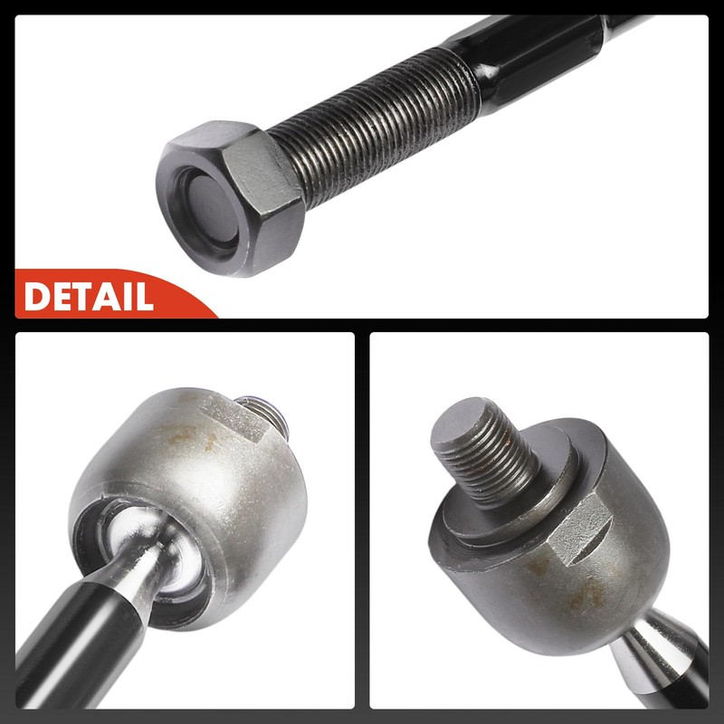 A-Premium 2 x Front Inner Tie Rod Ends, Compatible with