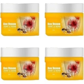 【Skin Care】4 Jars Bee 𝐕𝐞nom Joint and Bone Th𝐞𝐫𝐚py Cream, New Zealand Bee 𝐕𝐞nom Gel, 𝐁𝐞𝐞 𝐕𝐞𝐧𝐨𝐦 𝐏𝐚in and 𝐁𝐨ne 𝐇𝐞aling 𝐂𝐫𝐞𝐚𝐦, Be_e 𝐕𝐞_nom Cream for 𝐏𝐚in Body Care