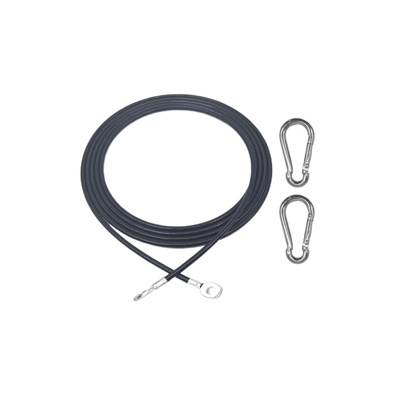 CampTeck U7281 Stainless Steel Gym Cable, Replacement Gym Cable, Steel