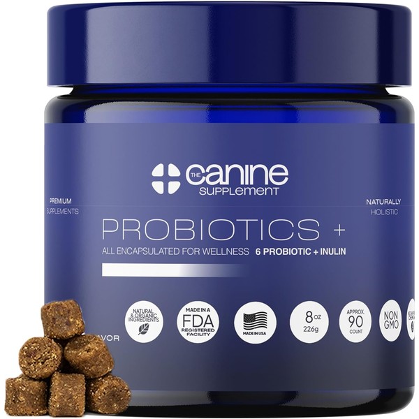 Probiotics for Dogs – Soft Chews with Digestive Enzymes, Pumpkin
